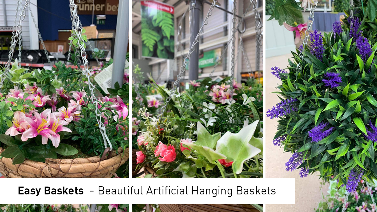 stakelums's tweet photo. Newly arrived these Easy Baskets are the most realistic artificial hanging baskets we've ever seen & a great way to add a bit of colour to any indoor or outdoor space especially for anyone suffering from hayfever!🤧🌺🌹🌷 #hangingbaskets #easybaskets #stakelums #pollenfree https://t.co/dhapDO3cSc
