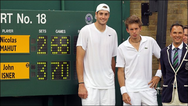 enginesport's tweet photo. SEMI-FINAL TWO - Isner &amp; Mahut's mammoth 70-68 5th set 😵 V Djokovic &amp; Federer's fantastic final 2019 🏆

A couple of classic moments but only one can through to compete for the top prize.. vote below! 👇

#Wimbledon https://t.co/yzj2SJnUqa