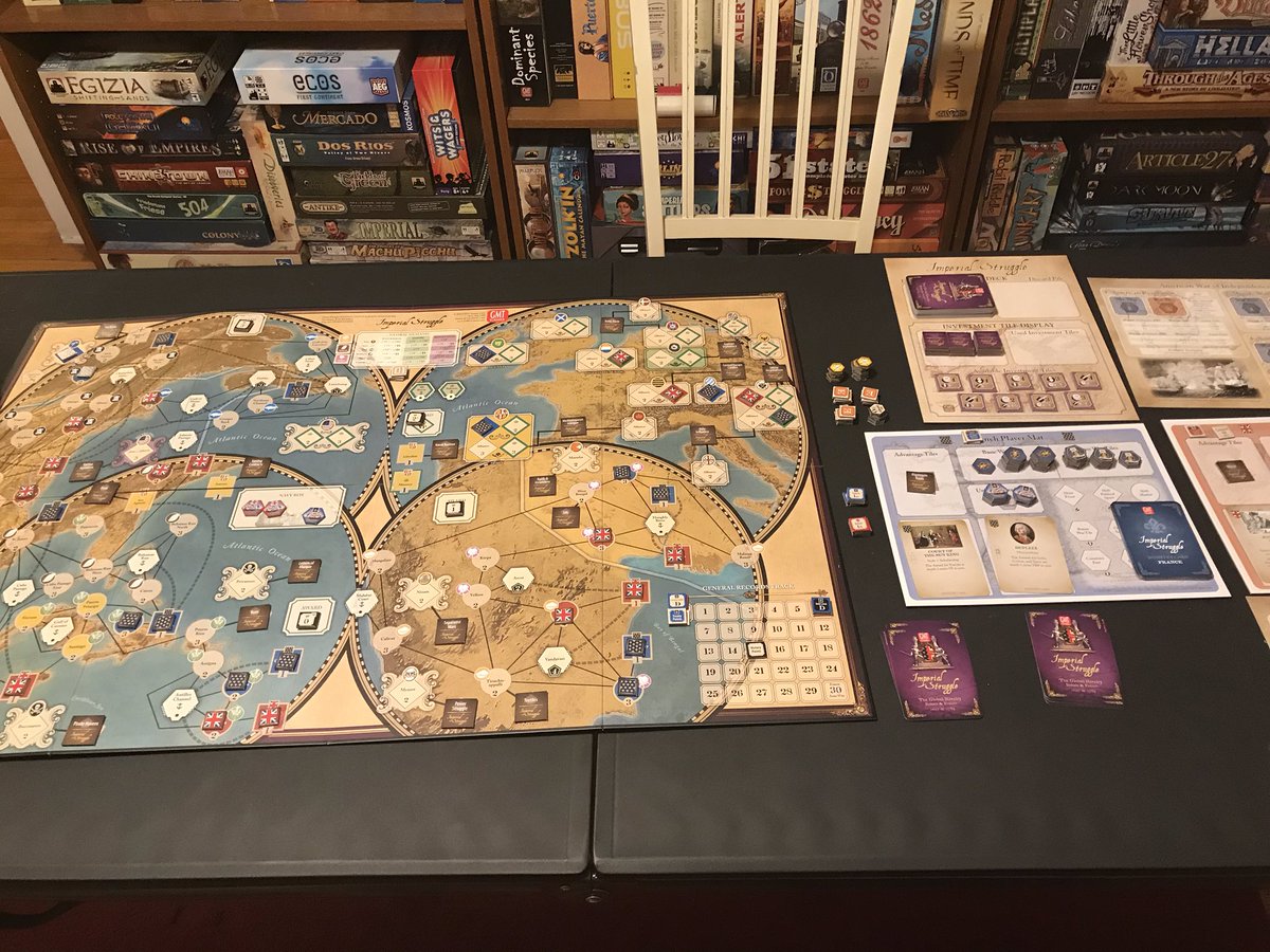 Getting ready to try this out to learn the ropes. Very excited to see the new and the familiar in this design from the creators of the fabulous Twilight Struggle <a href="/gmtgames/">GMT Games</a> continues to make fascinating games. Stay tuned for first impressions!