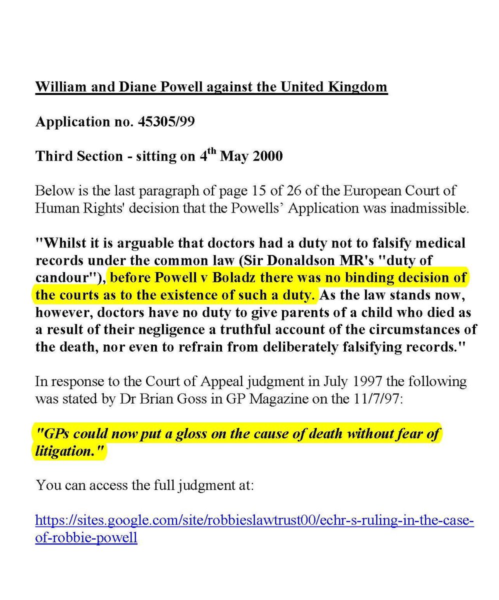 willcpowell's tweet photo. @ianbirrell Re your DM article

"the statutory imposition in 2014 of a ‘duty of candour’ requiring every healthcare professional to be open &amp; honest with patients (or their carers or families) when something goes wrong with their treatment."

NB: There is no individual Legal DoC! https://t.co/x4dY6cUAza