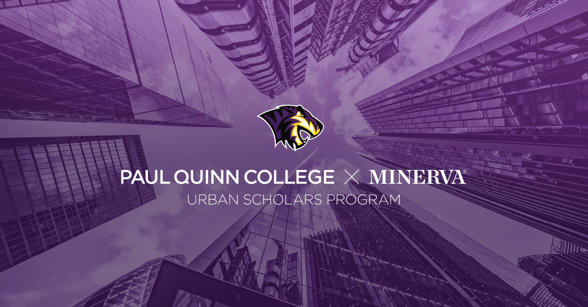 PaulQuinn1872's tweet photo. Paul Quinn College in conjunction with @MinervaProject are proud to announce the launch of the Urban Scholars Program for the fall 2020 semester. This innovative, degree-granting program is designed to train the future leaders of our cities &amp; country. https://t.co/w8UcefoF5N https://t.co/9W41V9T7Sd
