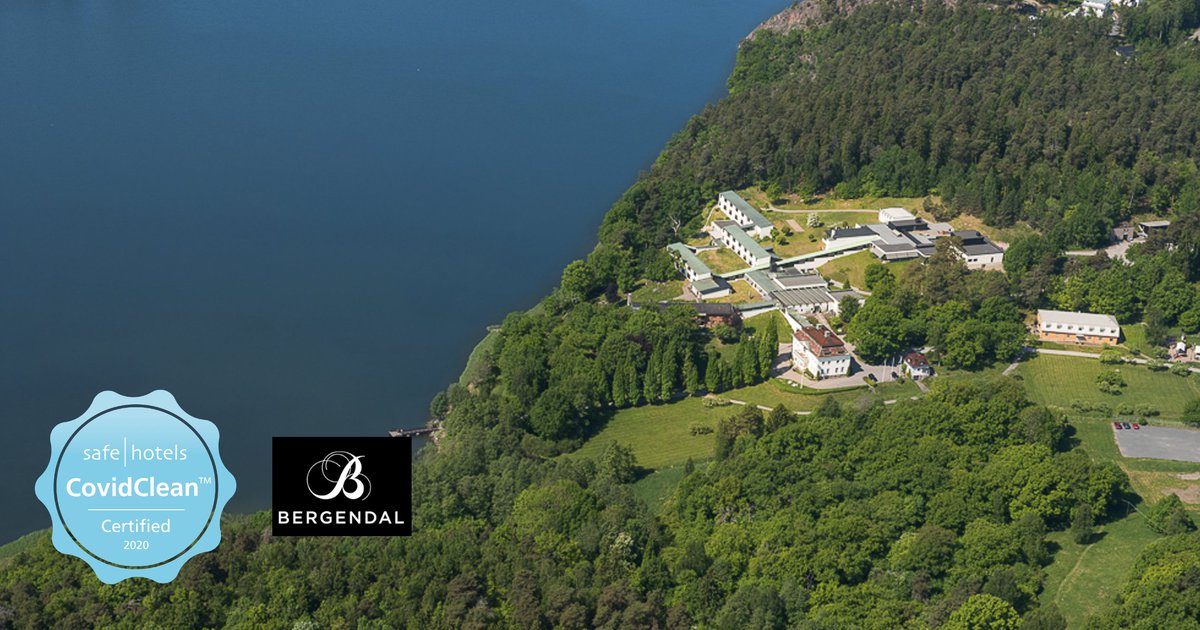 Safehotels's tweet photo. We’re celebrating Sweden’s Bergendal meetings centre and hotel – the latest hospitality business to gain Safehotels CovidClean™ Certification! https://t.co/U6kl4xsHHL