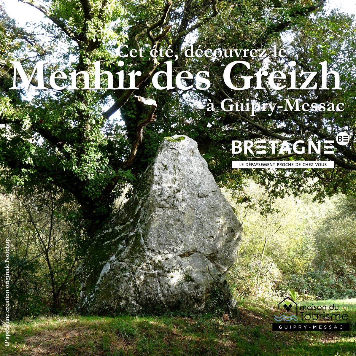 La Maison du tourisme de Guipry-Messac s'approprie la campagne de promotion du CRT de Bretagne !

#DepaysezVousEnBretagne #VisitBretagne #CetEtéJeVisiteLaFrance #VallonsenBretagne