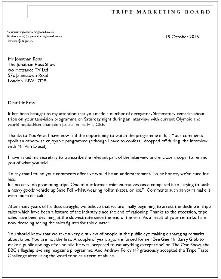 We have never previously circulated this on social media. But five years is long enough.