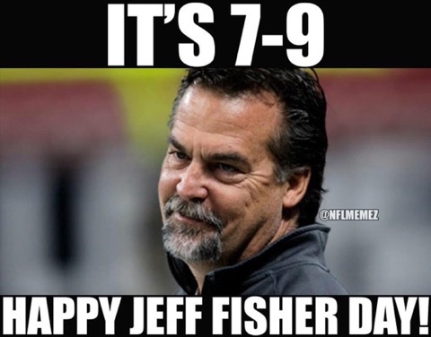 101espn's tweet photo. Happy Jeff Fisher Day! https://t.co/oppruaCj4R