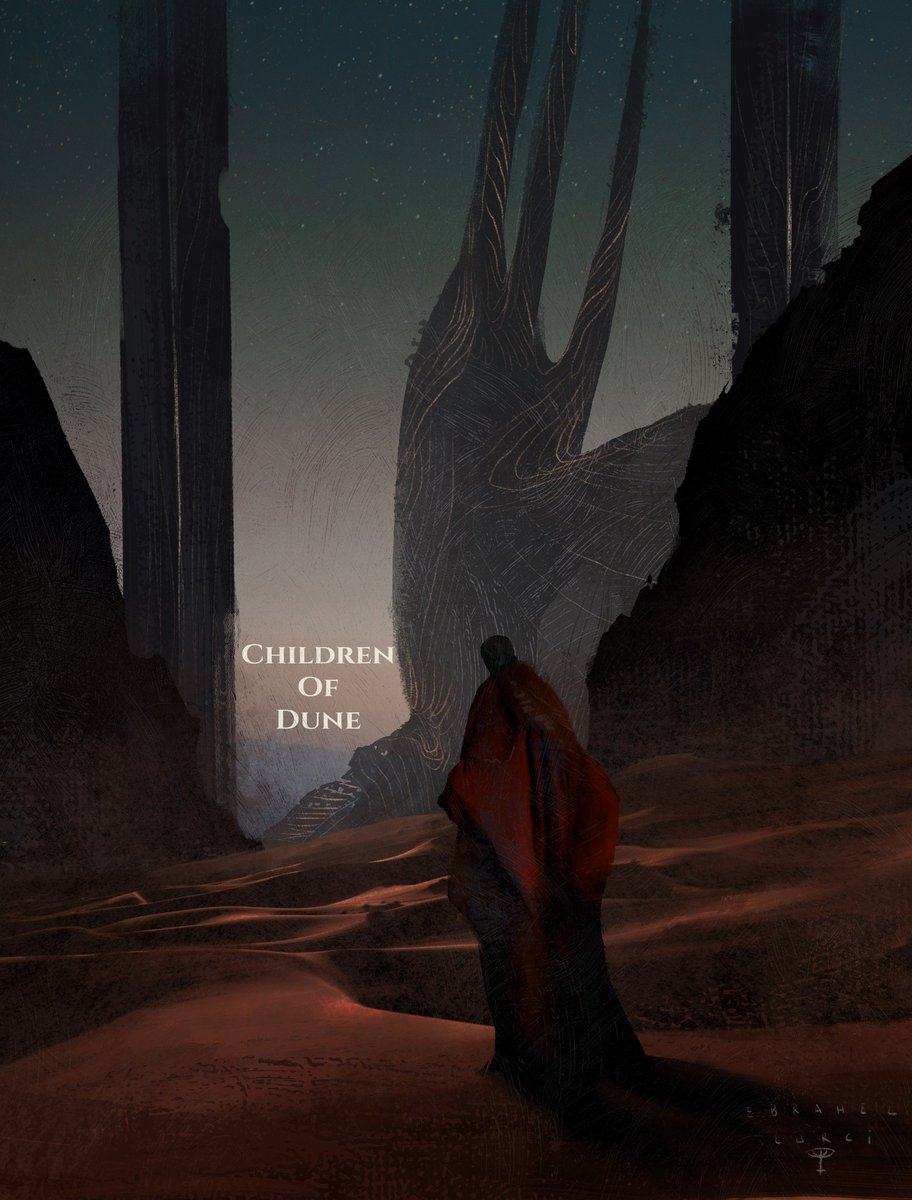 Dune Trilogy Illustrations by Ebrahel Lurci