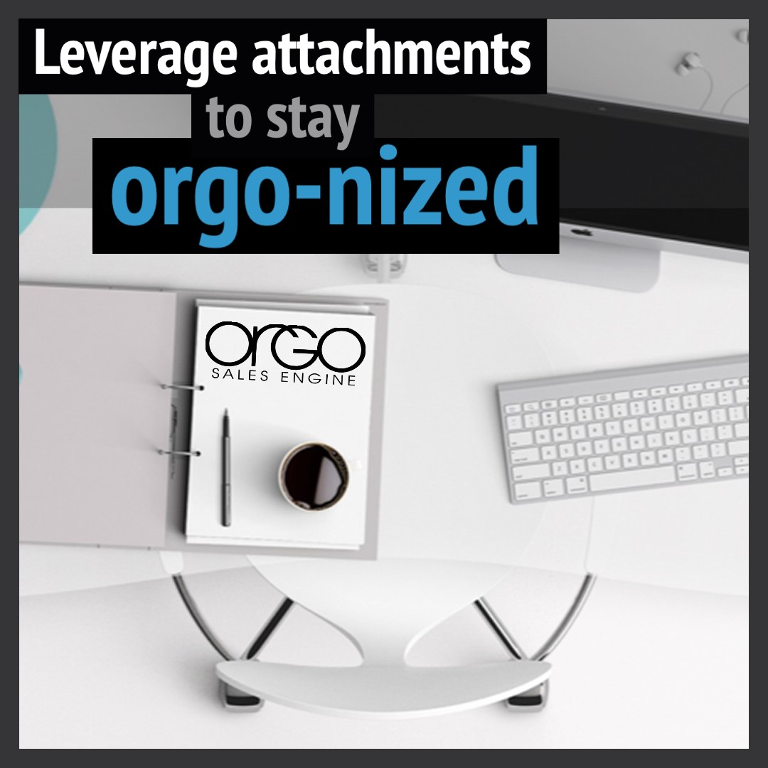 OrgoSalesInc's tweet photo. In our last Live Learning Session, we discussed Leveraging Attachments in Orgo.  Spend less time searching for those all important docs, quotes and factory pdf's, and more time focused on selling, and building your business.  Stay orgo-nized and keep up to date with our training! https://t.co/IwkbVz0WuP