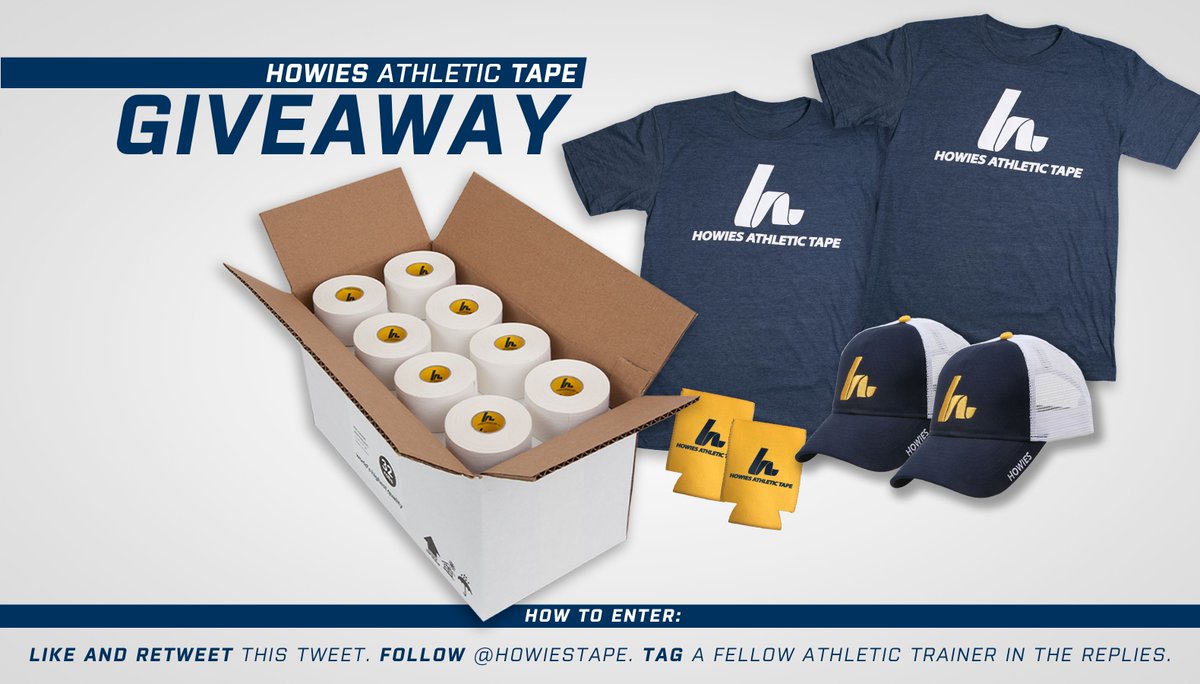 It's the most wonderful time of the month! It's time for our #HATGiveaway! You probably know the drill by now:

1. Like and Retweet this tweet
2. Follow <a href="/howiestape/">Howies Athletic Tape</a> 
3. Tag an AT in the replies below

Winner gets chosen Monday, 7/13! Good luck!
