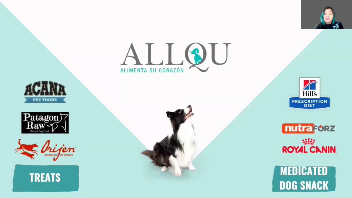 startupchile's tweet photo. #Allqu es una startup dedicada al diseño de superalimentos para mascotas innovadores y sostenibles basados ​​en la biotecnología. Allqu es un refrigerio diseñado científicamente para mejorar la salud cardiovascular del perro. #FemaleCircle #TSF11👉🏼 https://t.co/e4BfxW1xtD https://t.co/jjI6ItFoZC