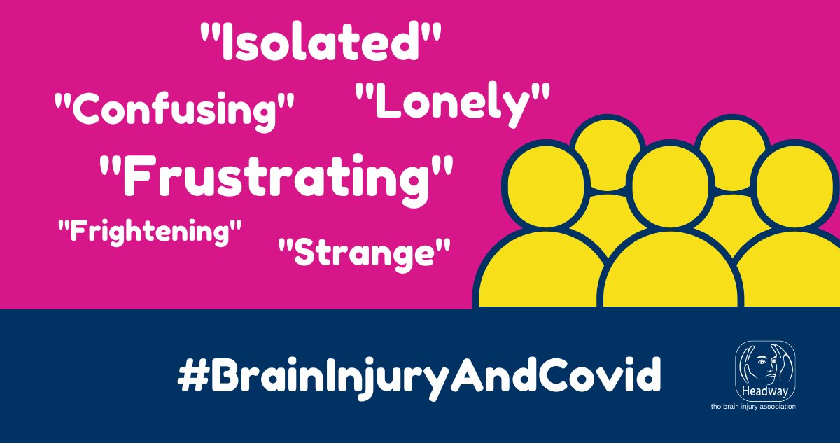 HeadwayUK's tweet image. Find out how lockdown has affected people with brain injury and their families: Our new study shows the negative impact on rehabilitation and psychological wellbeing. 
Explore the findings: headway.org.uk/news-and-campa…
RT #BrainInjuryAndCovid