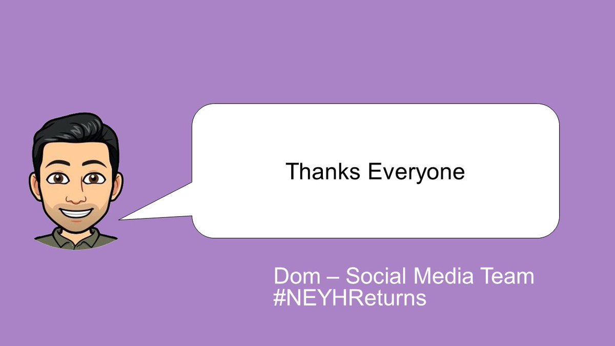 JCPinNorthYorks's tweet photo. We have come to the end of the Support Day today. Thank you to everyone who has taken part and hopefully you will have found some useful information.
Remember you can continue to view these messages using the #NEYHReturns https://t.co/10Z5aMkx3c