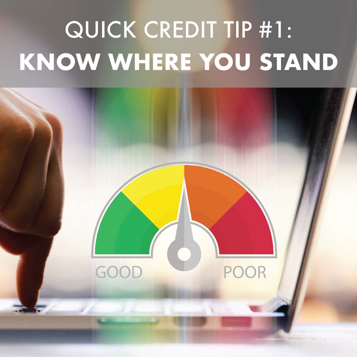 You have access to free annual reports from the three major credit bureaus (Equifax, Experian, and TransUnion), and you can use them to assess your current credit status, and chart a course toward your goal score. Remember, knowing is half the battle!