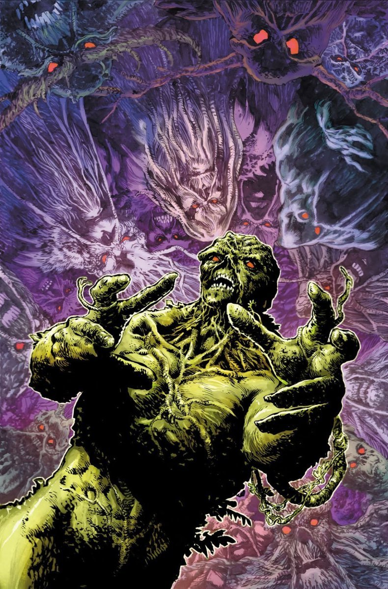 Looks like this out in the wild. Mike Perkins and I tell you a pair of creepy, melancholy stories in Legend of The Swamp Thing with a stellar group of creators looking at Swamp Things across time and history! dccomics.com/blog/2020/07/0…