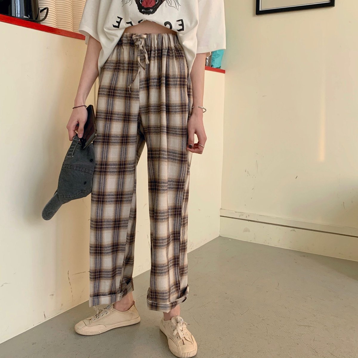 ClosyStuffy's tweet photo. ♡#พร้อมส่ง♡ #cp89 กางเกงขายาวลายสก็อต สีกาแฟ ผ้าโพลีอีสเตอร์ผสม🧸Price: 270฿

ขนาด : รอบเอว24-30 ยาว37 สะโพก44 ความยาวจากเป้า14 ต้นขา22 https://t.co/K6gu1M8ssw