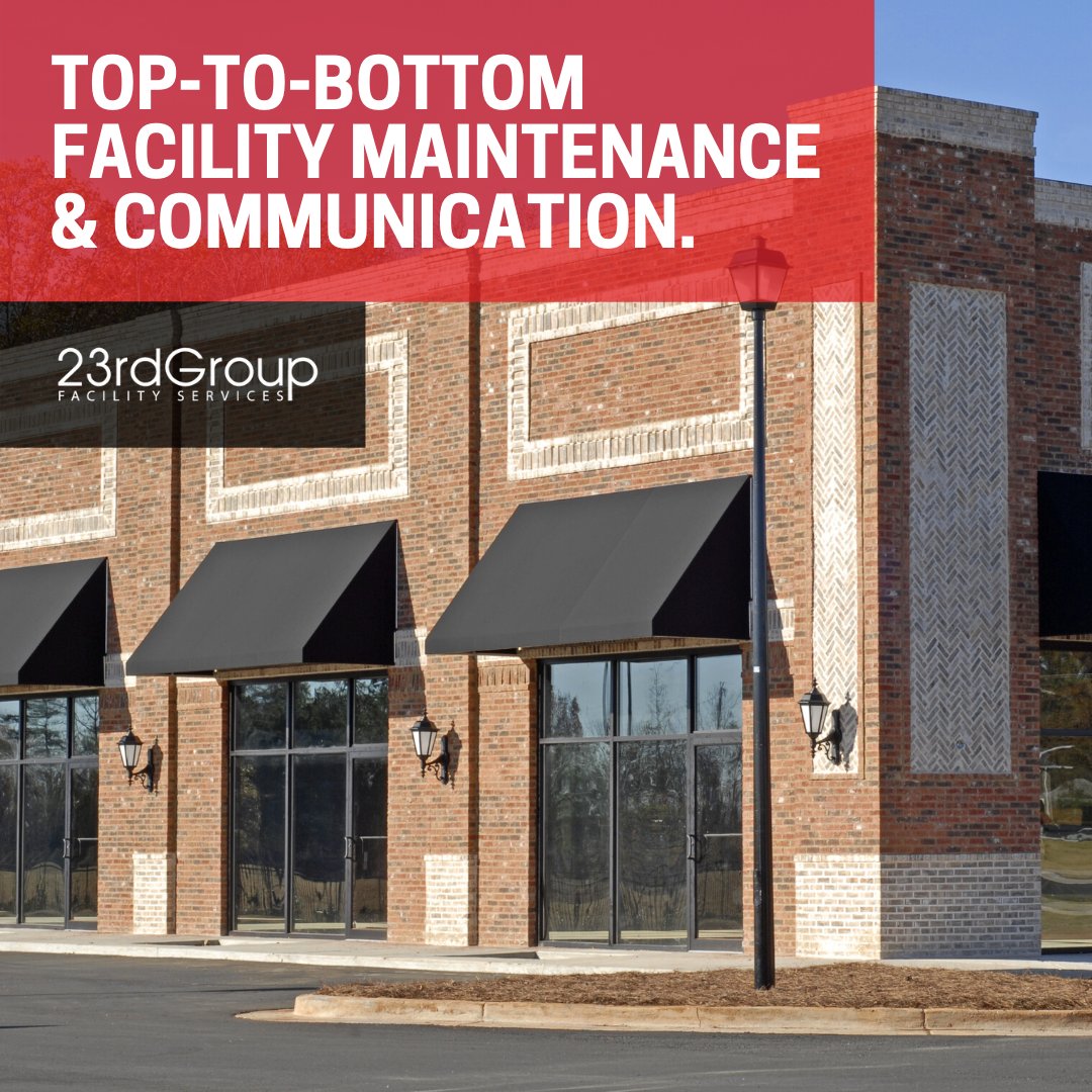 23rdGroup's tweet image. No one does it quite like 23rd Group.
-
#facilitymaintenance #facilityservice #excellentcommunication #friendlyservice #23rdgroup