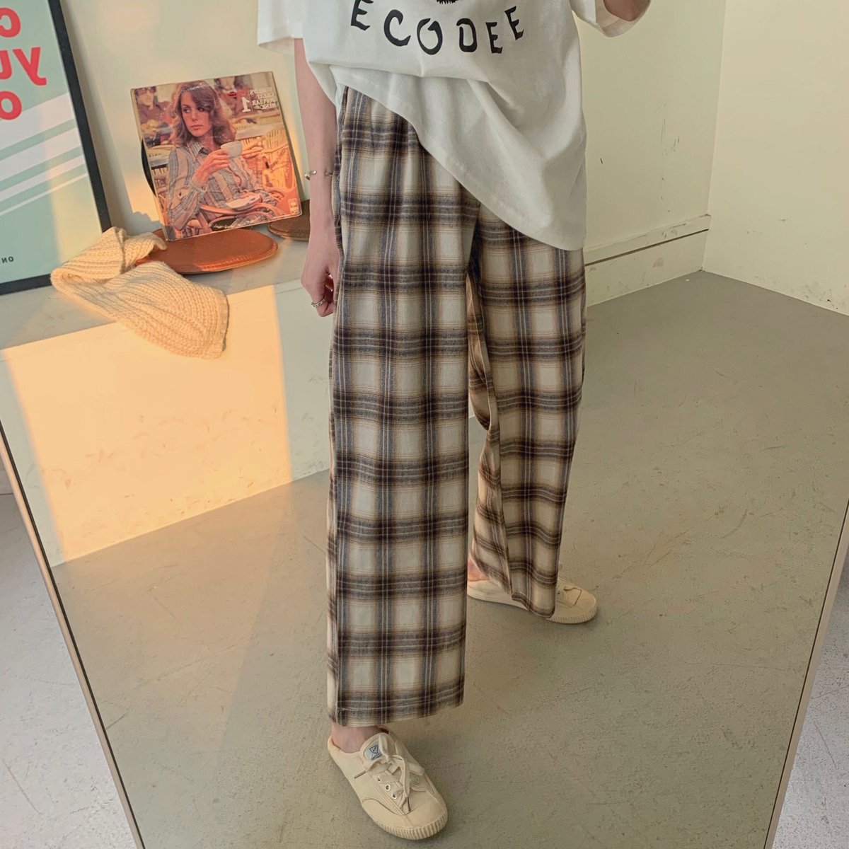ClosyStuffy's tweet photo. ♡#พร้อมส่ง♡ #cp89 กางเกงขายาวลายสก็อต สีกาแฟ ผ้าโพลีอีสเตอร์ผสม🧸Price: 270฿

ขนาด : รอบเอว24-30 ยาว37 สะโพก44 ความยาวจากเป้า14 ต้นขา22 https://t.co/K6gu1M8ssw