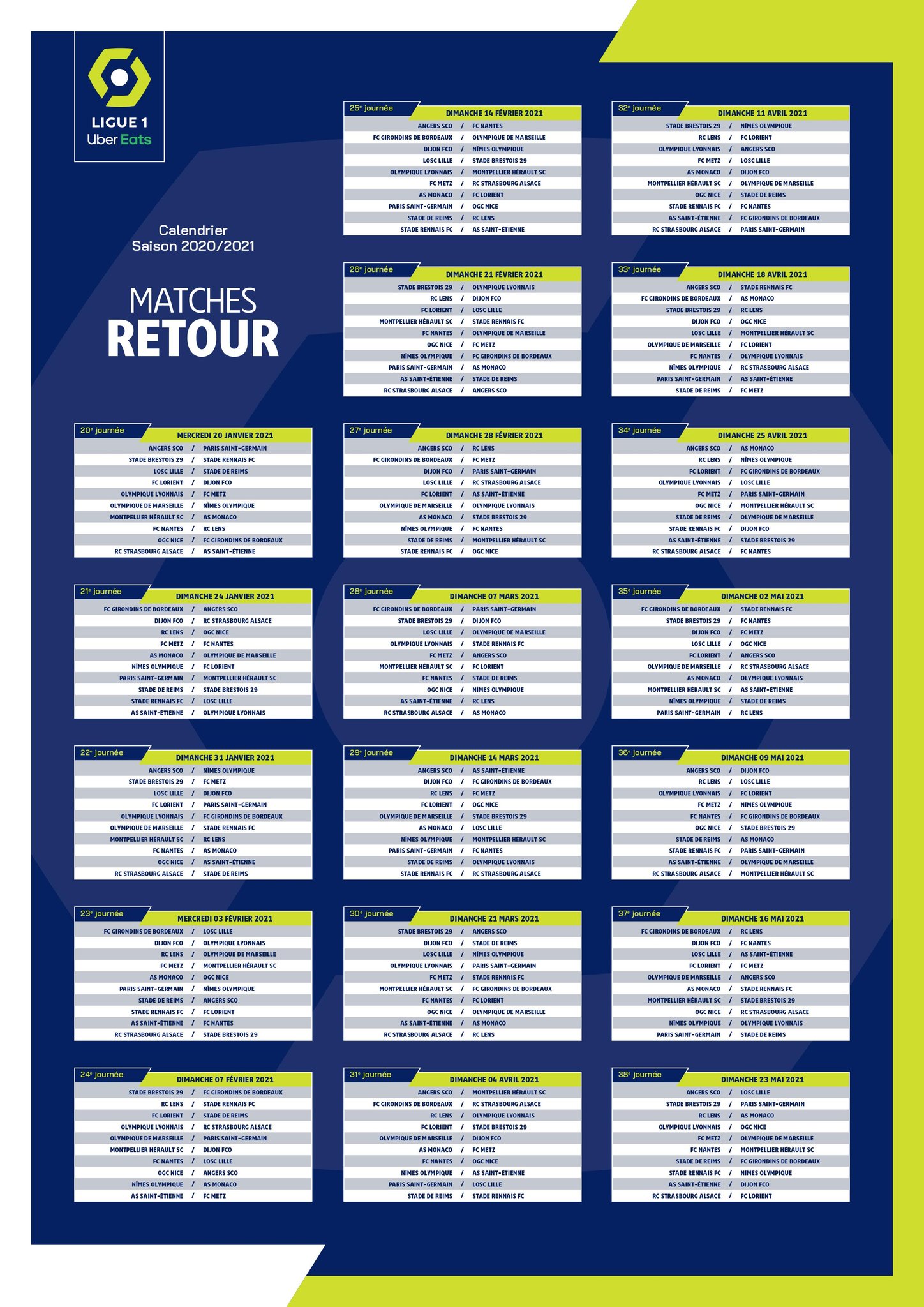 Calendrier Dfco Ligue 1 2023 2020/2021 : Le Calendrier Complet De La Ligue 1 — Alsa'sports