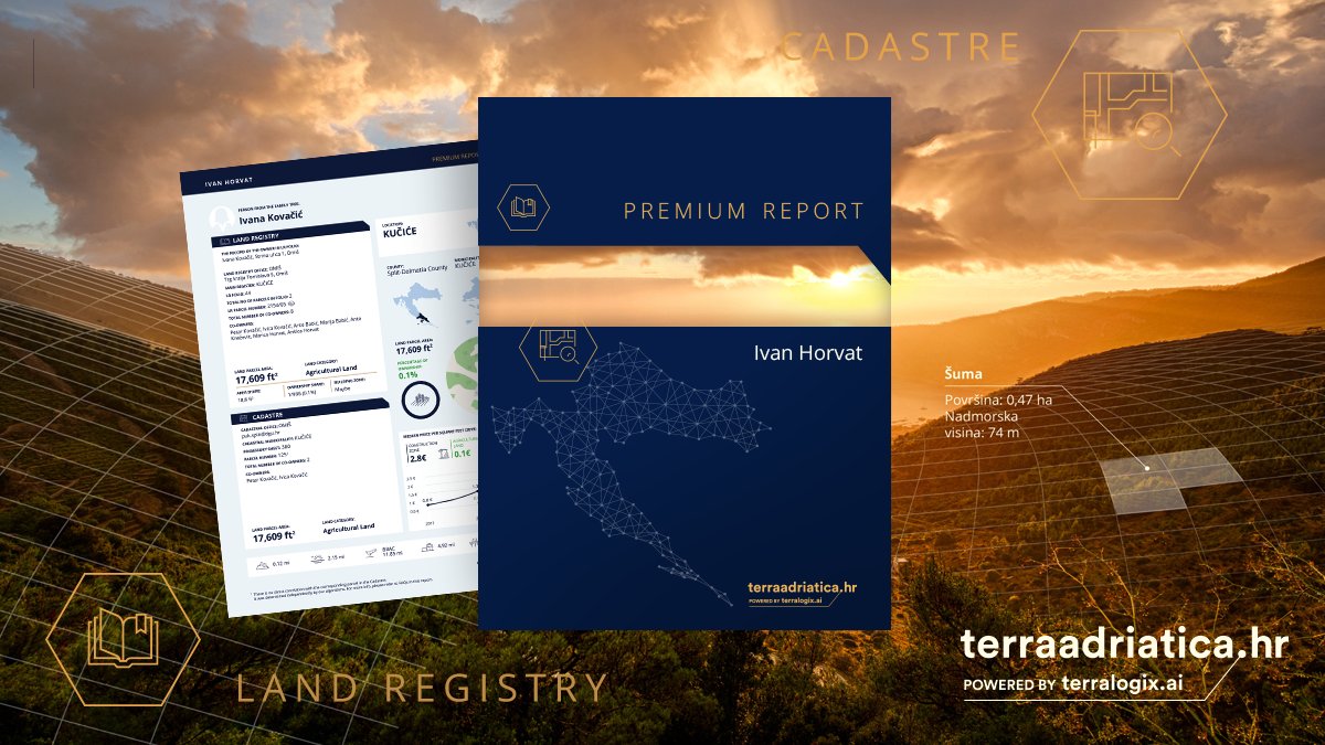 TerraAdriatica_'s tweet photo. We're happy to announce that our Premium Report is released! 
It shows detailed TA search results for your entire family tree. Don't miss a chance to learn about your ancestral land rights in Croatia! 
https://t.co/thTEKDsliz
#tapremiumreport #terraadriatica #croatianlandrights https://t.co/xL0l8JIXbq
