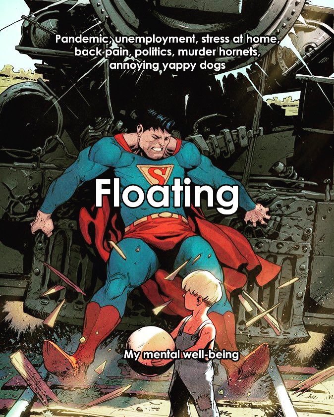 AmandaMaginley's tweet photo. When you realize floating is a superpower. #antigonish #newglasgow #porthawkesbury  #novascotia #floatationtherapy #reset https://t.co/QfowPRiBAn