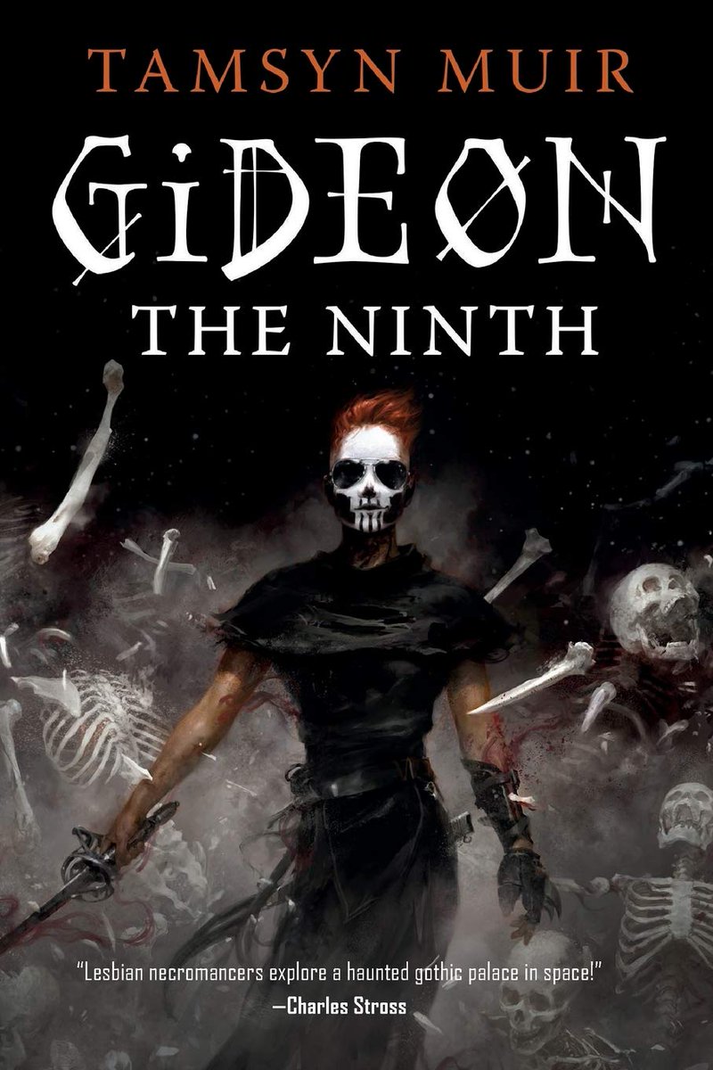 5. Gideon the Ninth, by Tasmyn Muir. OMGs this book. The snarky humor, the world-building, the characters. Best blurb is right on the cover: “Lesbian necromancers explore a haunted gothic palace in space.” SUPREMELY great and original. (Sequel is coming soon.)