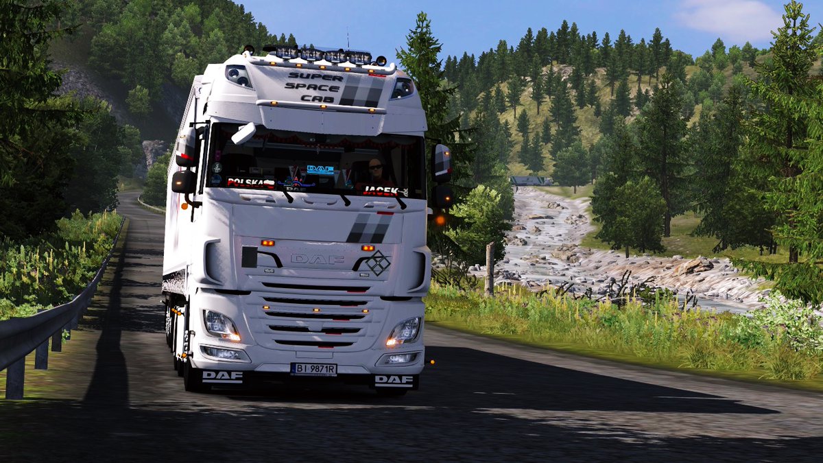 87_j4's tweet image. #DAFUnityEdition @SCSsoftware @DAFTrucksNV 
Excellent paint job! 😍👍💪