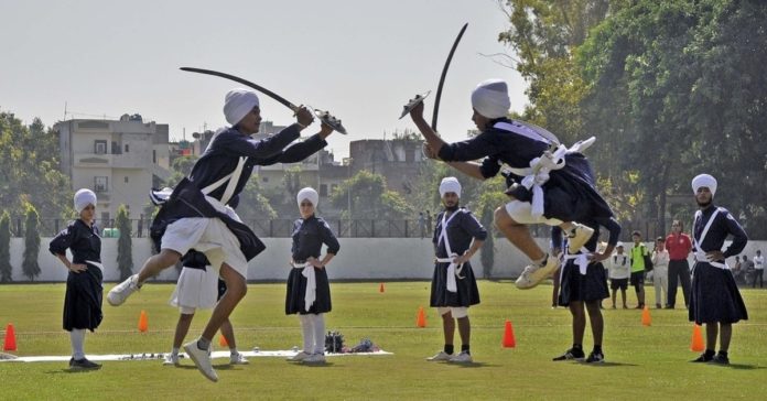 Gatka:-** Gatka is a weapon based martial art form, performed by the Shiks of Punjab. ** The name "Gatka" refers to the one whose freedom belongs to grace.** Gatka features skillful use of weapons including stick, Kripan, Talwar, Kataar** displayed in fair and festival
