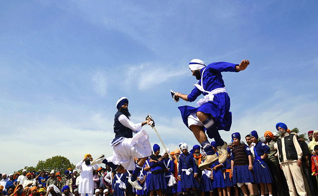 Gatka:-** Gatka is a weapon based martial art form, performed by the Shiks of Punjab. ** The name "Gatka" refers to the one whose freedom belongs to grace.** Gatka features skillful use of weapons including stick, Kripan, Talwar, Kataar** displayed in fair and festival