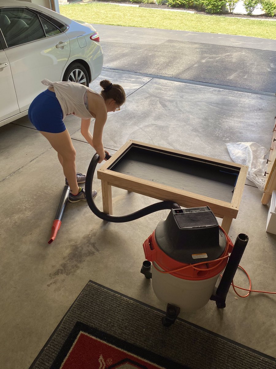 BrocklynP02's tweet photo. @OBHSTECH I swear I’m still working on my table, I plan to finish it before July is over https://t.co/aMapwGxV4c