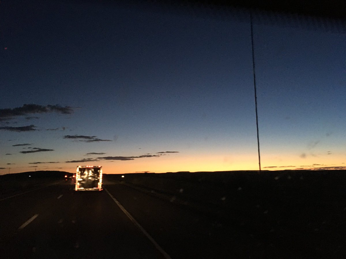 Got into Albuquerque late last night...