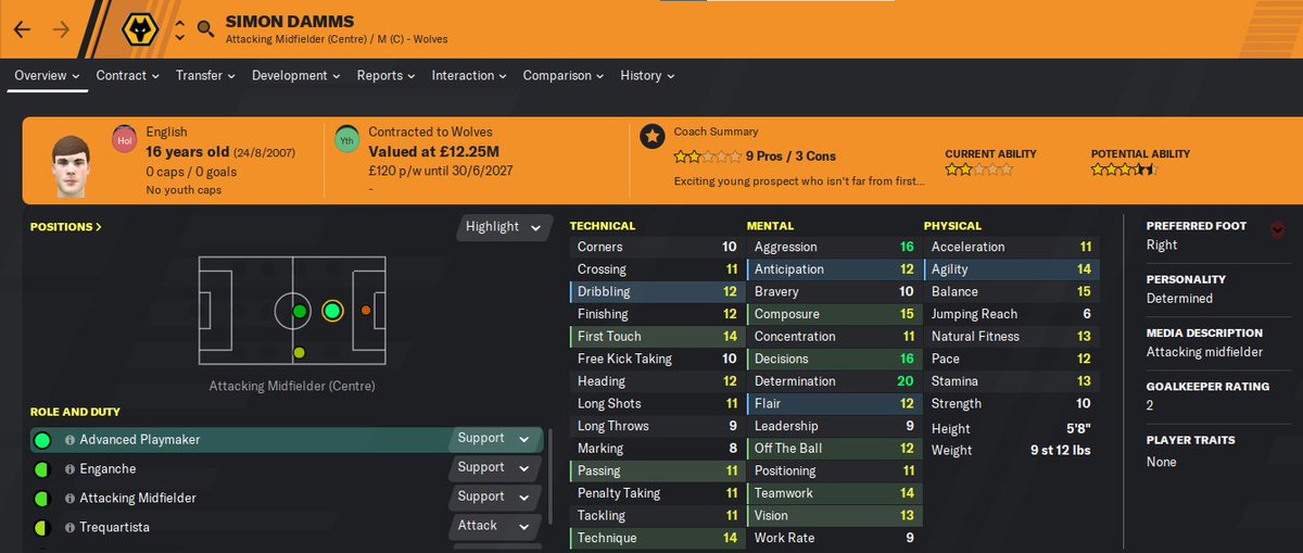 ExtraTimeFM's tweet image. It's been a fun summer window ahead of our 6th season.

Just how far do you think Simon Damms can make it in the game of football? He looks like one hell of a talent. #FM20
