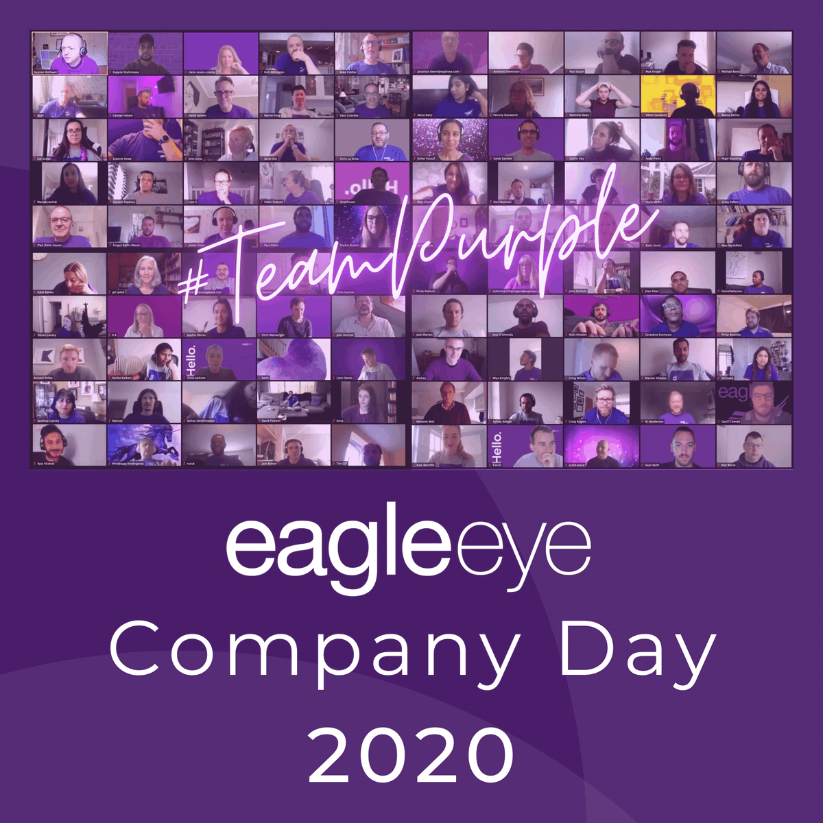 It's day 1 of this year's #virtual Company Day, and what an amazing chance it's been for #TeamPurple to celebrate our highlights of the year! Not to mention the inspiring webinar on #resilience, delivered by Gill Avery! 💜