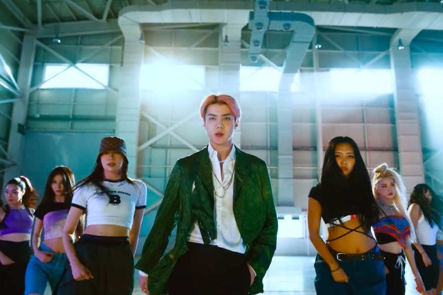 soompi's tweet photo. WATCH: #EXO_SC’s Sehun Reveals MV For “On Me,” His 1st Ever Official Solo Track, As They Gear Up For “1 Billion Views” Comeback #OnMeBySehun https://t.co/IzloOWjxgn https://t.co/FaIs1TgP51