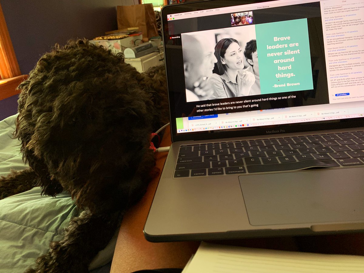MsWarnerTeaches's tweet photo. “Inclusion is evolutionary. Inclusion is ethical.” Thank you, Dr. Stetson, for great first session on inclusive practices! Maisy and I learned so much and we can’t wait to learn even more next week! #inclusion @ShipmanJenny @MsK8Ford1 @MrsATysonLCPS @AP_Ragan @Discovery_elem https://t.co/gVyNzfM7vJ