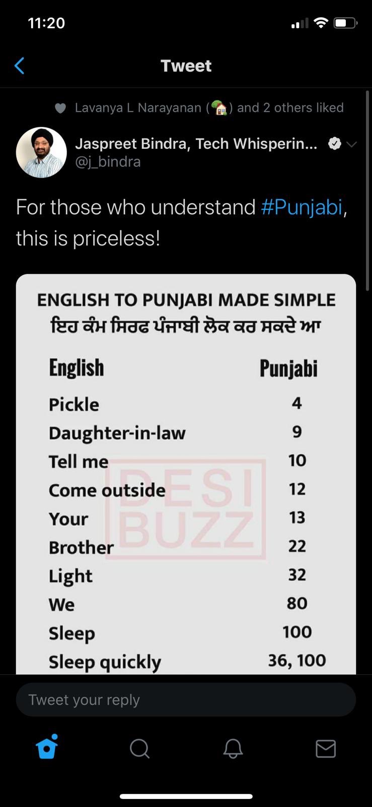 Basic English Words In Punjabi Version