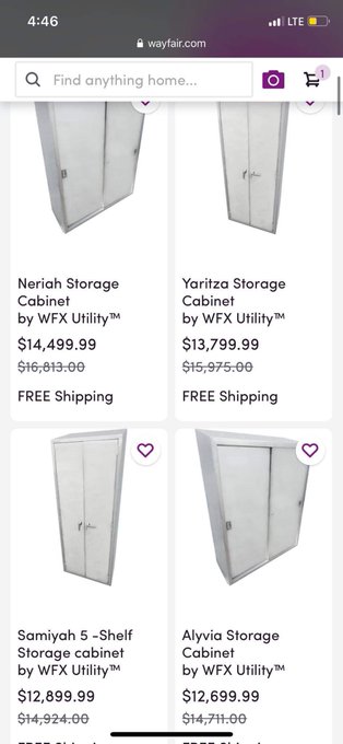 LMAO! Wayfair forced to deny bizarre rumors its ‘overpriced cabinets’ are child trafficking front EcfoPW6WAAAO7XO?format=jpg&name=small