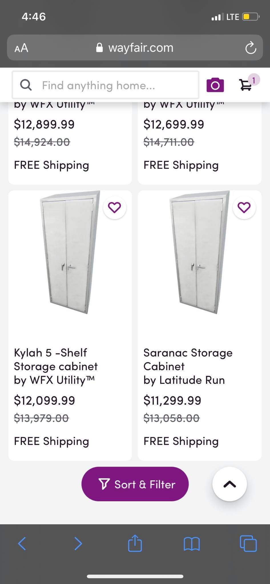 Wayfair  Storage Cabinets