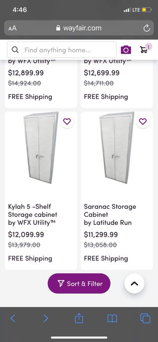LMAO! Wayfair forced to deny bizarre rumors its ‘overpriced cabinets’ are child trafficking front EcfoPvsWkAEPwPQ?format=jpg&name=small