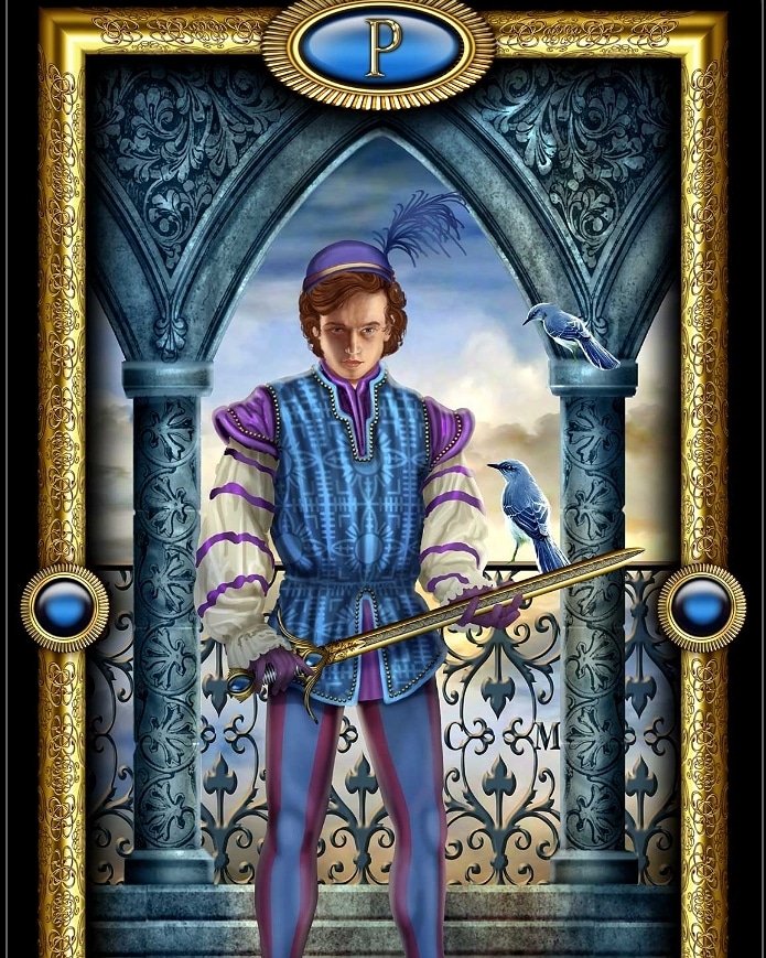ChloeQueenofD's tweet photo. Today's message is from the Tarot Royale.  Page of Swords. 
Your newfound peace of mind may be tested today.  Someone who is still in the grip of fear or ignorance may challenge you.  Consider the source and sidestep the conflict.  Walk away if you can. https://t.co/JLUfjOy2Dr