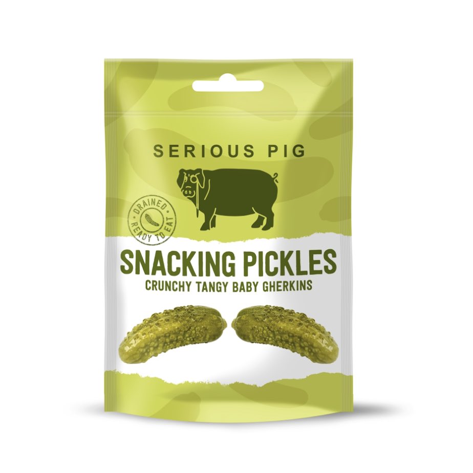 SeriousPig's tweet photo. It’s true!
It’s the future!
Crunchy tangy baby gherkins launch snacking into orbit. Seriously, who needs Elon Musk?
#pickles #gherkins #babygherkins #snacking #snack #cornichon #seriouspig #serioussnacking 
https://t.co/o2ADNOGuGp https://t.co/IJ2g2s4KsI