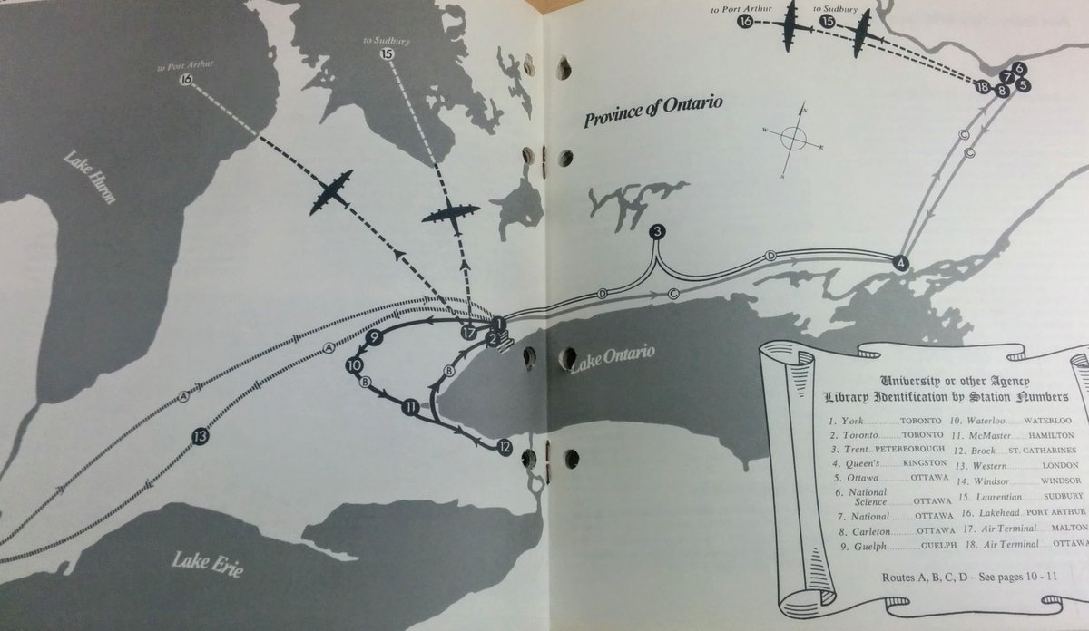 scholarsportal's tweet photo. #ThrowbackThursday: In the late 1960s, OCUL's fleet of station wagons carried interlibrary loans across the province. This was the first iteration of the Inter University Transit System (IUTS).

ILL is still running strong in Ontario but now we're filling requests digitally! #TBT https://t.co/f0CzDQJYC3