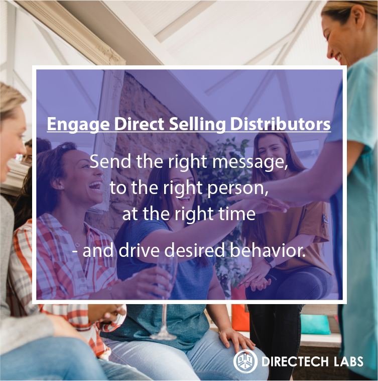 DirecTechLabs's tweet photo. We help direct selling companies to send the right message to the right person at the right time - and drive behavior other platforms can not. Learn more: https://t.co/ZCBnyK51bP 
#AI #directechlabs #drivebehavior https://t.co/H617FglCjy