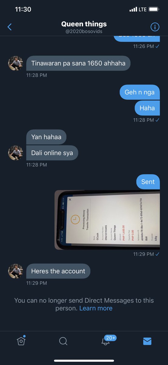 scethos's tweet image. Guys please do not make transactions to Queen Things 

@2020bosovids 

-after ko magtransfer ng 1650. Blinock agad ako!

Wag papaloko!

Haaay!