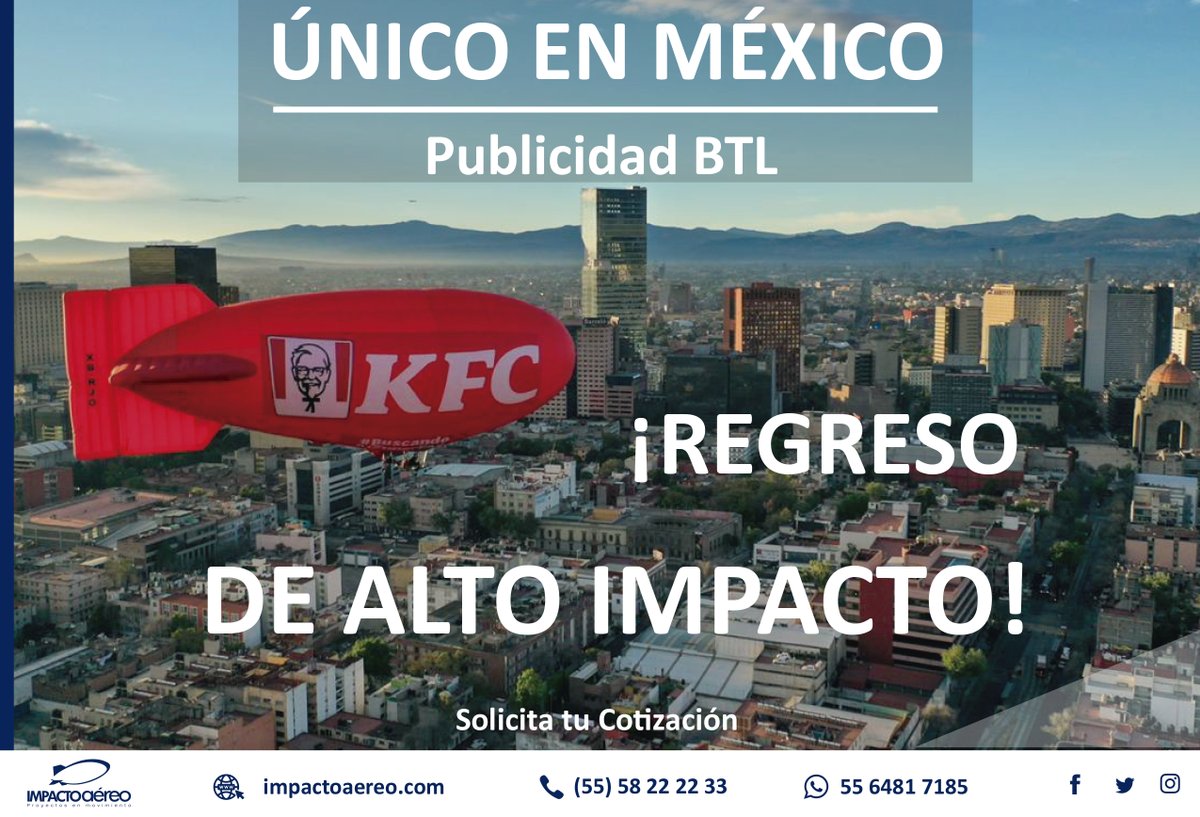 impactoaereo's tweet photo. "Regreso de Alto Impacto"
Dirigible Tripulado único en latinoamérica! 
Logra que te vean a kilómetros de distancia 
Solicita tu cotización 
 #VistetuMarca  #NuevaNormalidad  #ExclusiveMarketing #RegresoVolando  #Returntowork #ProyectosenMovimiento #Airship  #ImpactoAéreo https://t.co/HB4oDSpoZp
