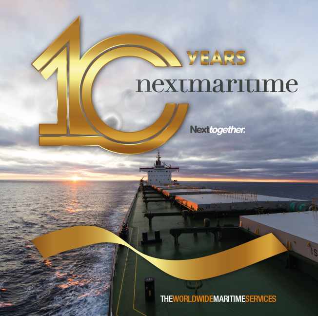 This year we celebrate the 10th Anniversary of Next Maritime! Happy Birthday to us! #10anniversary  #NextMaritime #NextTogether