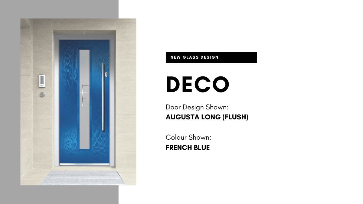 DOORCO_Official's tweet photo. Deco: One of our latest glass designs. Available now.
See how it looks in your favourite door style: https://t.co/zRgAjqnFzy
#doorglass #compositedoors #doors https://t.co/JwzyYyKcI9