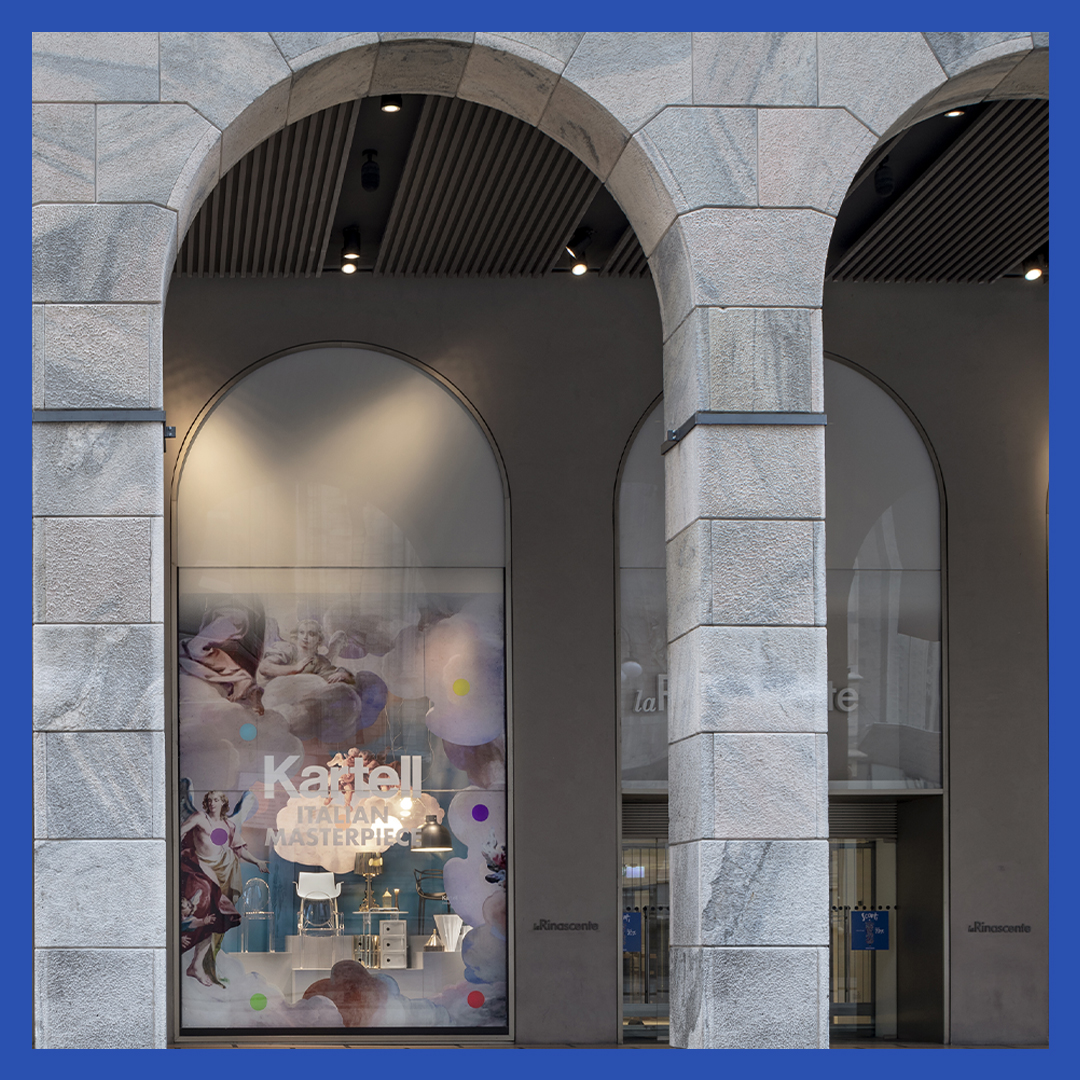 KartellOfficial's tweet photo. Kartell presents Italian Masterpiece, a special set up within la Rinascente windows in
Milan. From 6th to 20th of July come to discover it!
#kartell #larinascente #italianmasterpiece #design #art #lifestyle #madeinitaly
#madeinmilan #designicon https://t.co/qNeyEd6kU4