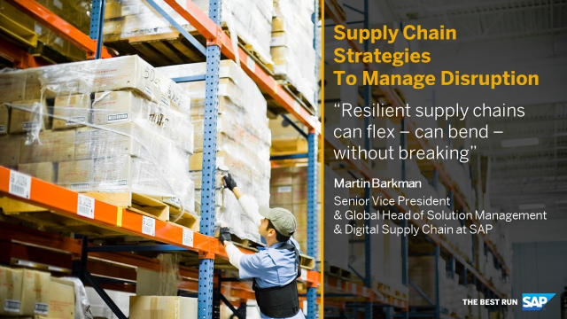 vigneshkrish123's tweet image. Managing business and building #resiliency during COVID-19 is a top priority. Check out this @SAPNews story on how experts from Deloitte and SAP discuss new #supplychain strategies. bit.ly/2ZdHb2n