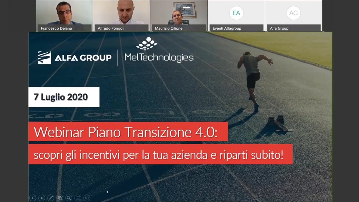 AlfaGroupIT's tweet photo. Gli incentivi del #MISE per far ripartire le aziende dopo l'emergenza sanitaria, cosa prevede il Piano Transizione 4.0 e come Alfa Group può affiancarvi nella scelta degli investimenti da realizzare: tutto questo nel video completo del nostro webinar: 
https://t.co/FWKyx4xMJd https://t.co/z7HT82TuzF