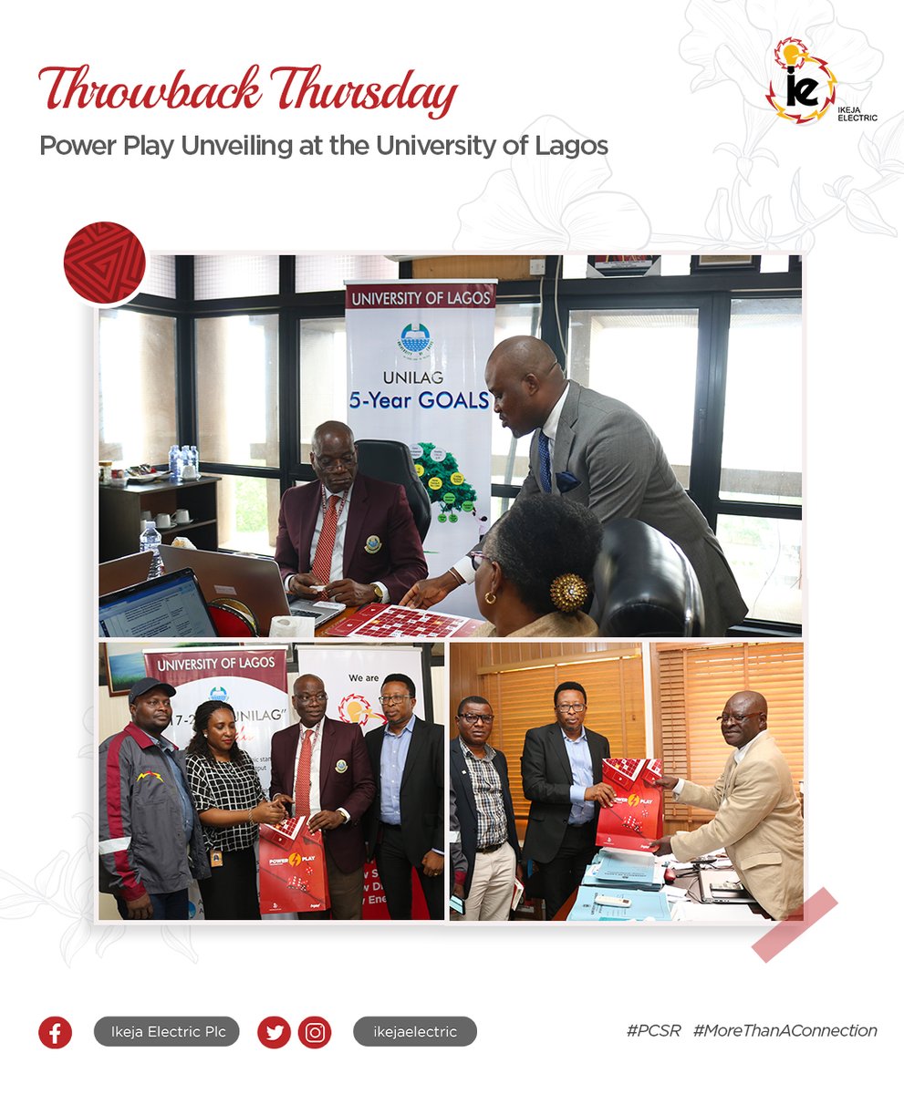 IkejaElectric's tweet photo. A little throwback to when we unveiled the award winning safety board game: Power Play at @UnilagNigeria
#IEServes
#Staysafe
#ThrowbackThursday https://t.co/UI3zvesNuq