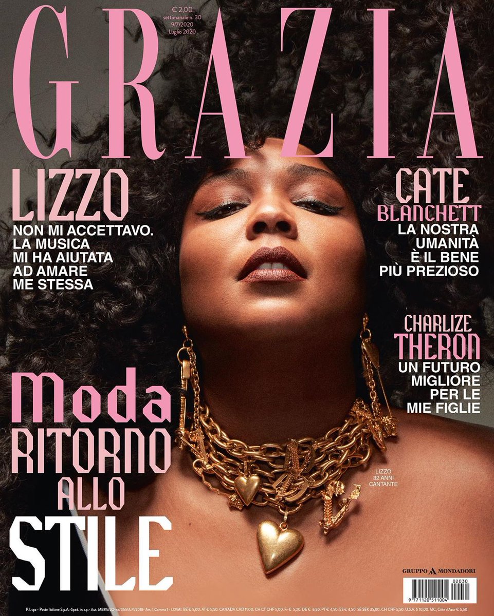 تويتر \ Jason (Recast T'Challa) على تويتر: "@Lizzo on the upcoming 2020 magazine  covers of Marie Claire Australia & Italian Magazine Grazia! Yasss Lizzo!  @popcrave @LizzoDaily @TNHTalk https://t.co/ao0v3z5Z0p"